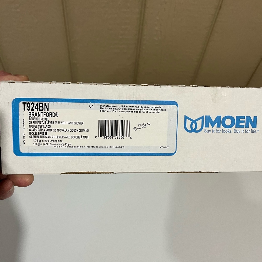 Moen Brantford Tub and Shower Trim